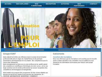 R&eacute;alisation d'un site Web pour le compte d'un client qui est un &eacute;tablissement de formation professionnelle avec PHP/Mysql.
