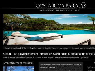 http://www.costarica-paradis.com
Portail PHP MYSQL sur mesure
Optimisé pour le référencement (par notre collègue : http://www.codeur.com/-seo-referencement-optimisation-trafic-hanoot)
Charte graphique/ Logo
hébergement/Maintenance annuelle