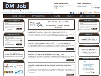 site d offres d emploi  destination des mtiers du matriel mdical. Ce site est bas sur notre Framework PHP dvelopp par nos quipes. Il est entirement administrable.