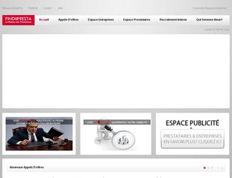 Site pour une agence de mise en relation professionnelle proposant aux entreprises de d�poser des appels d offres et permettre aux prestataires de proposer une offre... Fourni avec back office.