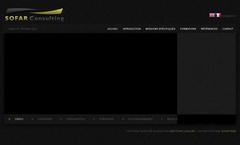 Site vitrine de type cms corporate traduit en 2 langues: FR-EN sous joomla 1.5 pour un consultant freelance. Philippe Leroy pour SOFAR Consulting.Livr avec back office personnalis en 2 langues: FR-EN