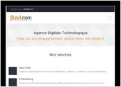 Un site web Statique pour une agence de communication.