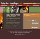 Dveloppement complet du site \"bois de chauffage\", comparateurs de professionnels du secteur de la livraison de bois de chauffage.