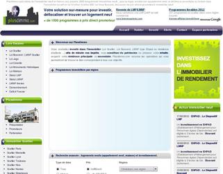 Vous souhaitez investir dans l'immobilier (Loi Scellier, Loi Bouvard, LMNP type Ehpad ou résidence étudiante ...) afin de réduire vos impôts, vous constituer du patrimoine ou préparer votre retraite, acquérir votre résidence principale ou secondaire, Plusdimmo.com recense les opérations qui vous permettront de trouver le bien correspondant à tous vos objectifs.