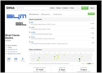 Liste de logiciels Open Source que Symisc Systems a concrétisé:
UnQLite : Base de données Embarqués http://unqlite.org
LibCox: Appels Système Linux multiplateforme http://libcox.net
Vedis: Redis Embarqués http://vedis.symisc.net
PH7: PHP Embarqués http://ph7.symisc.net
Jx9: Langage de script Embarqués http://jx9.symisc.net
Cloud-Based Vicidial & Trunk SIP/IAX a la demande: