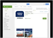 juil. 2019 ? nov. 2019

Description du projetUne application Airbus conçue pour permettre aux médias enregistrés d?accéder plus rapidement aux communiqués de presse, aux photos, aux vidéos, aux contacts et aux événements Airbus lors de spectacles aériens.
Développé par TEKO Consulting, en partenariat avec Internet Entreprises.