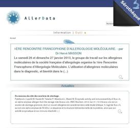 Aide à la décision professionelle pour allergologues.

L'outils utilise une interface 100% javascript (framework 'yui') , et est développé sur mesure à l'aide d'un CMS (SPIP) qui permet d'interroger l'application métier développée en interne.

Le travail a porté également sur l'érgonomie et le prototypage de l'interface web.