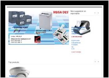 Magento 1.9
Theme responsive
En mode catalogue
