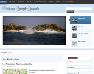 site association de p&ecirc;cheurs r&eacute;alis&eacute; avec JOOMLA