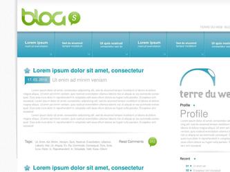 Exemple template blog