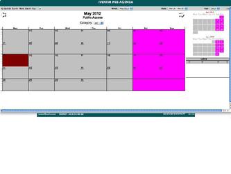 Un agenda web pour une gestion de projets, programmes, rdv, compilé avec vcalendar et Flash builder.
