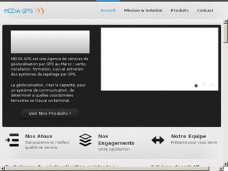Conception & Réalisation du site vitrine de la socièté MEDIA GPS Version 2