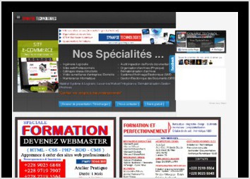 Site internet de cabinet de services informatiques