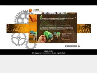 Dveloppement et graphisme du site Vigo Robotic