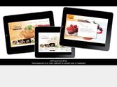 Adaptation d un menu de restaurant pour l IPad. Application exploitable sur l App-store.