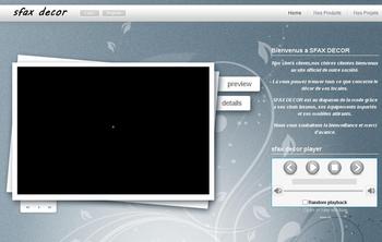 site web dynamique qui utilise la technologie Joomla d une socit de dcoration des locales et des surfaces.