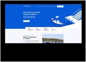 Site internet réalisé avec HTML, CSS, JS, PHP