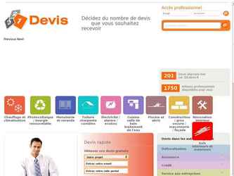 Plateforme demande de devis