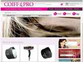 Site boutique d'articles de coiffure