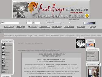 site d' agence immobiliere a mont-louis en cerdagne/Capcir!