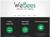 Réalisation de notre site internet Webees pour notre agence.