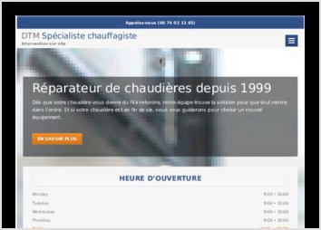 creation d'un site avec module de tarification et reservation en urgence