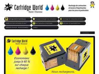 Réalisation du site Cartridge World sur Saint Etienne.
-Responsive design ( S'adapte suivant le péripherique utilisé pour visualiser le site: Ordinateur, tablette, téléphone...)
-Espace professionnel
-Espace SAV
-Référencement avancé sur saint-etienne : 

Acquisition des premières places dans les moteurs de recherche pour différent mots clés prédéfinis avec notre client exemple:

Recharge toner saint-etienne
Recharge imprimante saint-etienne
Consommables professionnel saint-etienne
Recharge cartouche saint-etienne
  