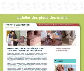 Site d un atelier de modelage sur terre