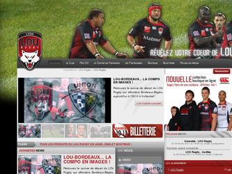 Refonte complète du site internet de l'équipe de rugby de Lyon (le LOU Rugby) :
 - maquette graphique
 - découpage
 - plateforme d'administration
 - intégration xHTML /CSS
 - importation des anciennes données du site
 - référencement naturel
 - newsletter
 - analyse des statistiques web
 - conseil en webmarketing
 - préparation de la refonte du site ecommerce en cours