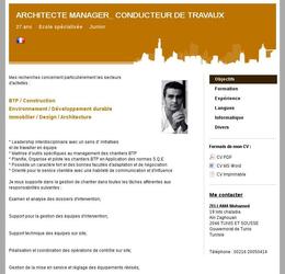 site d un architecte concepteur